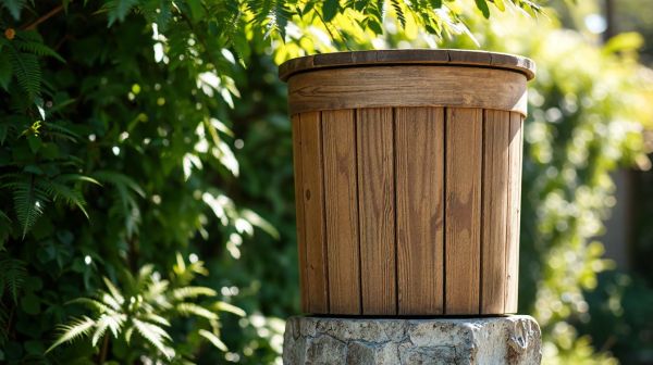 Top 5 raisons de choisir une poubelle en bois pour l'extérieur